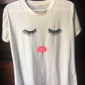 3/$15 Eyelash T-shirt